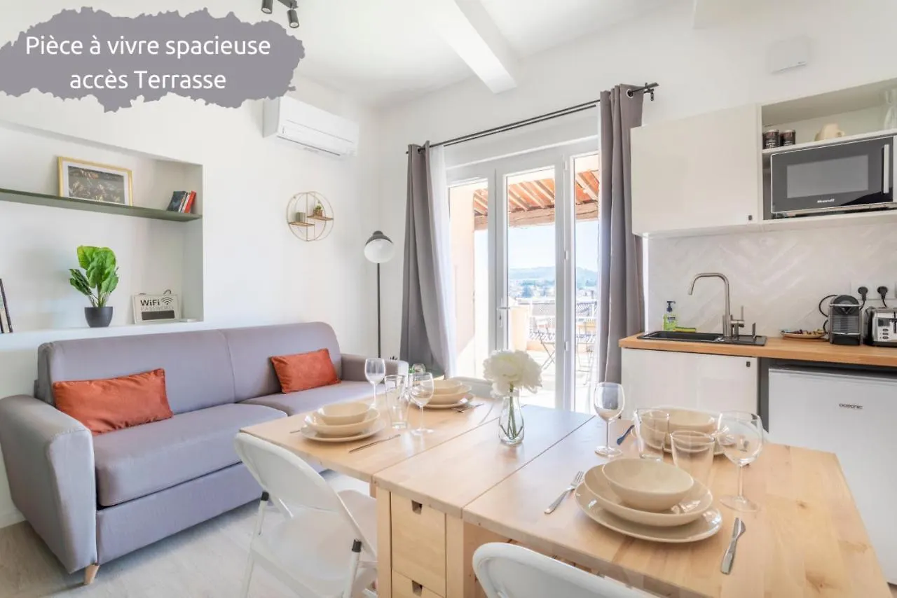 Apartment Mont Ventoux - Terrasse - Vue Degagee - Linge De Qualite - Fibre - Confort Gardanne