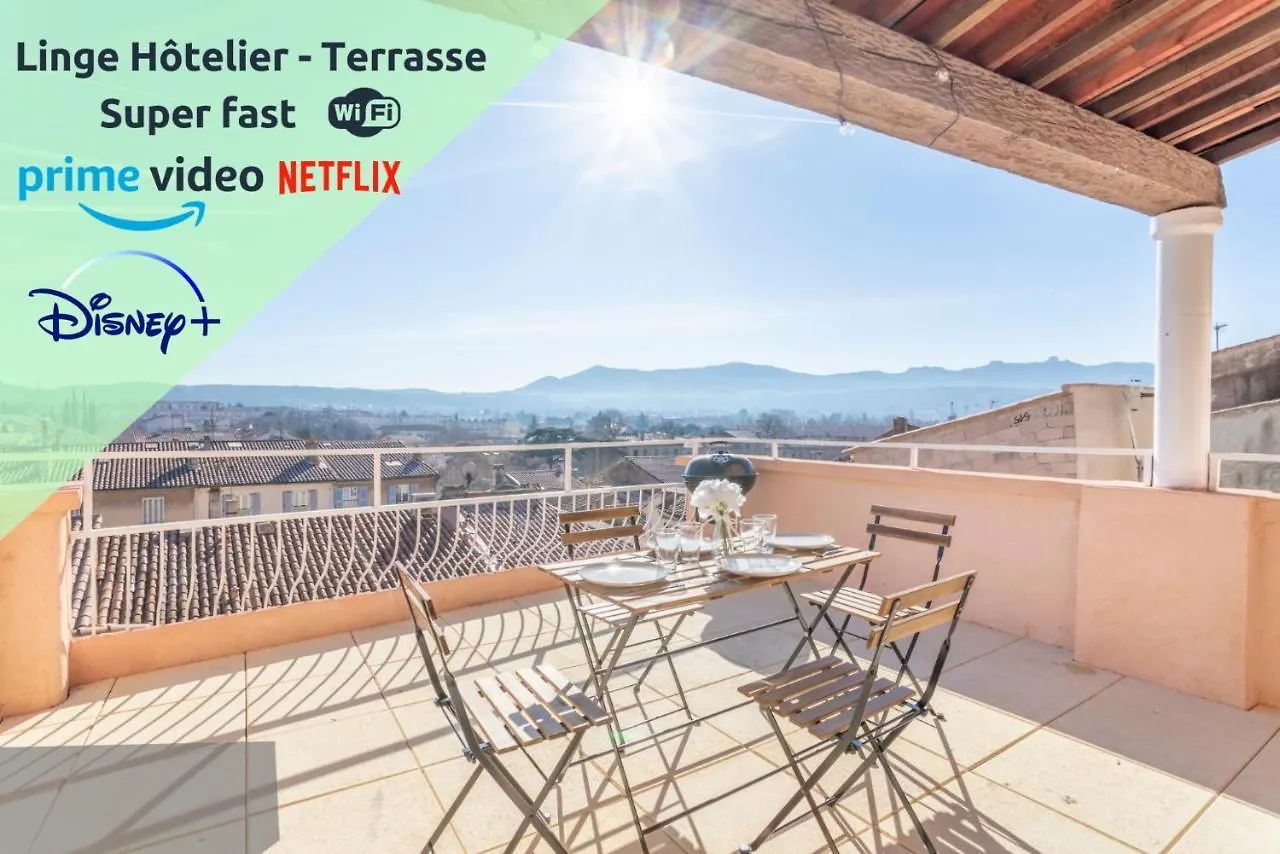 Mont Ventoux - Terrasse - Vue Degagee - Linge De Qualite - Fibre - Confort contacts